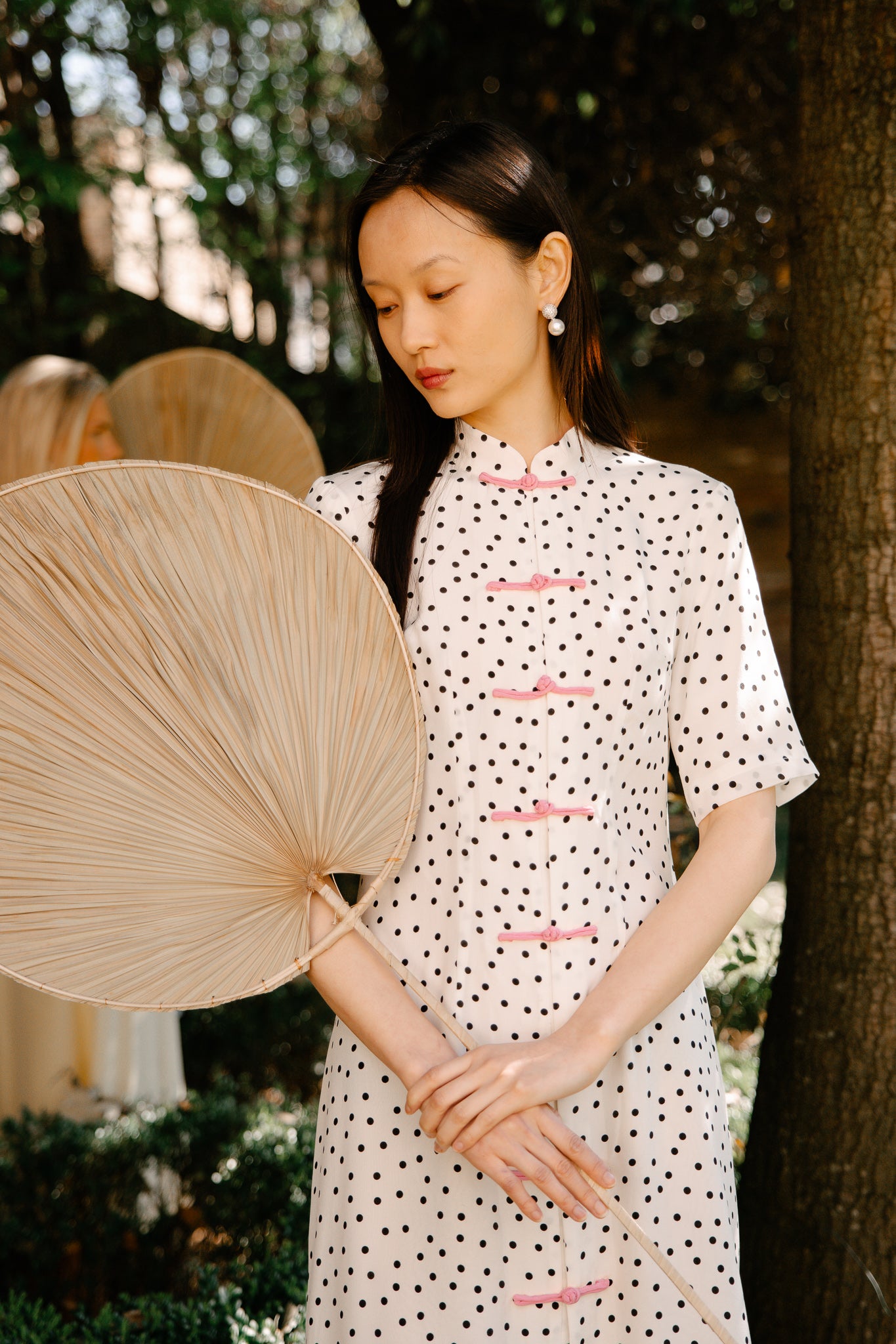 White Camelia Dress