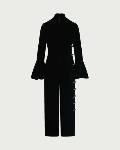 Highrise Jumpsuit - Velvet