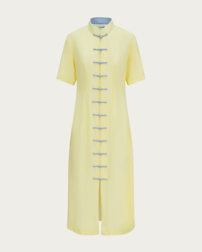 Yellow Camelia Dress
