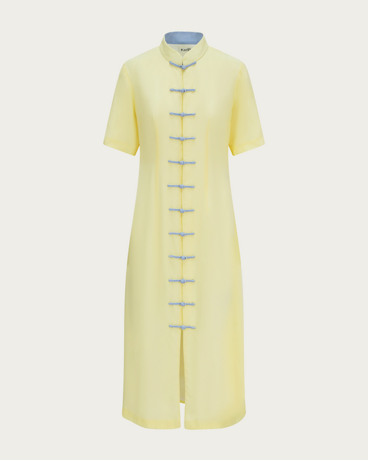 Yellow Camelia Dress