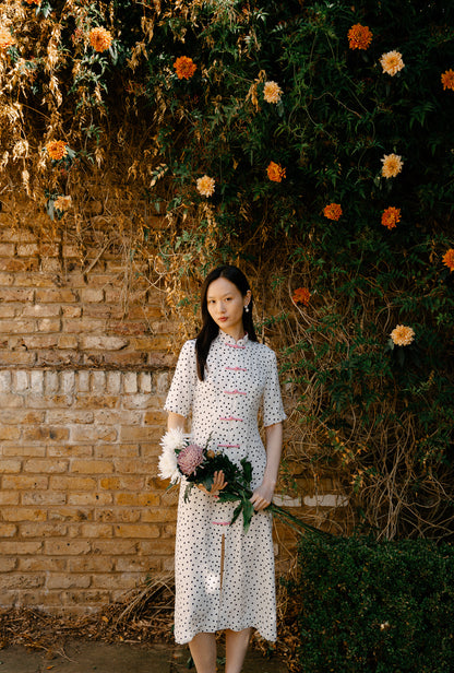 White Camelia Dress