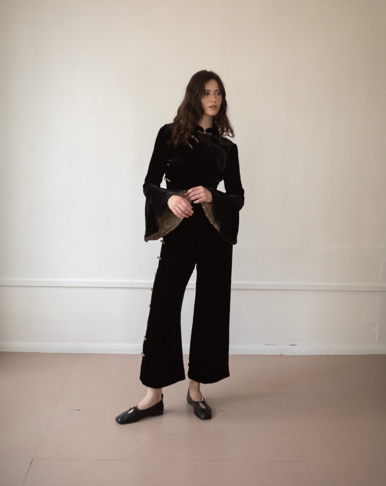 Highrise Jumpsuit - Velvet