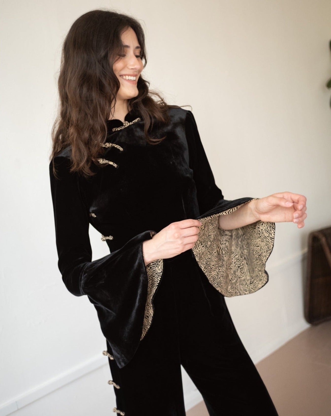 Highrise Jumpsuit - Velvet