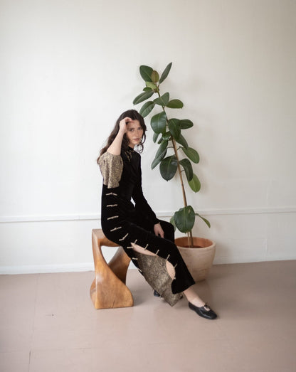 Highrise Jumpsuit - Velvet
