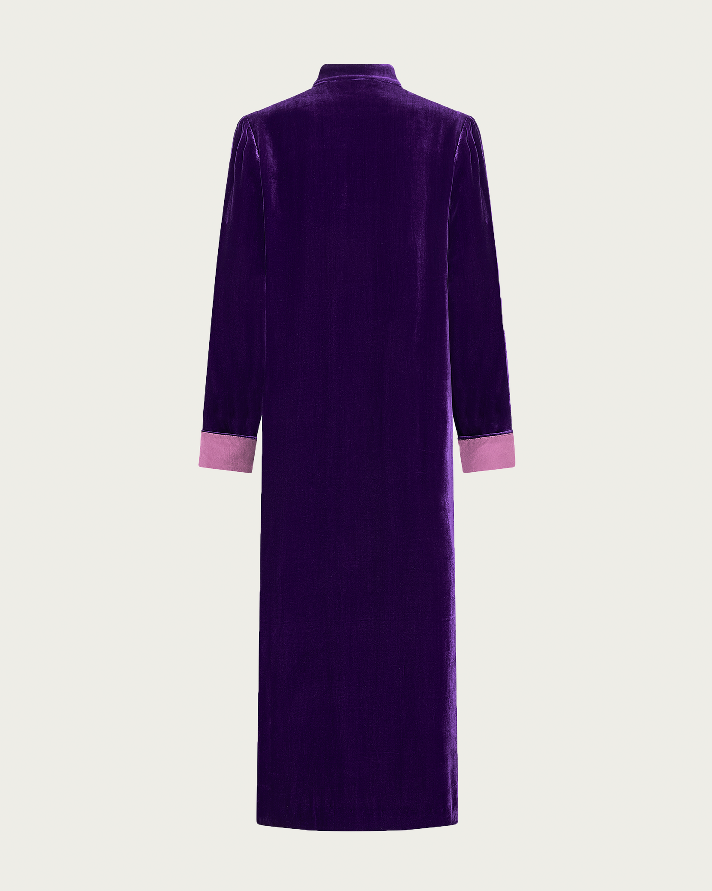 Long Velvet Jacket – Purple