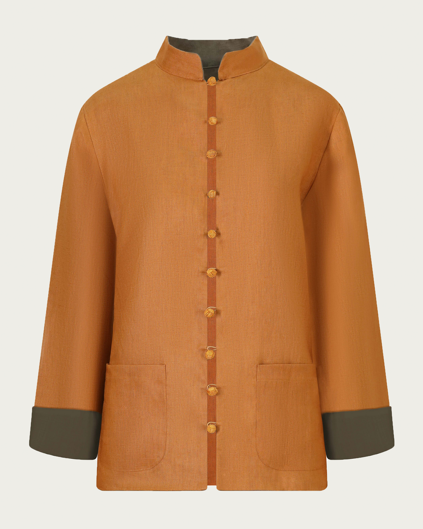 Tai Tam Jacket – Brown / Orange
