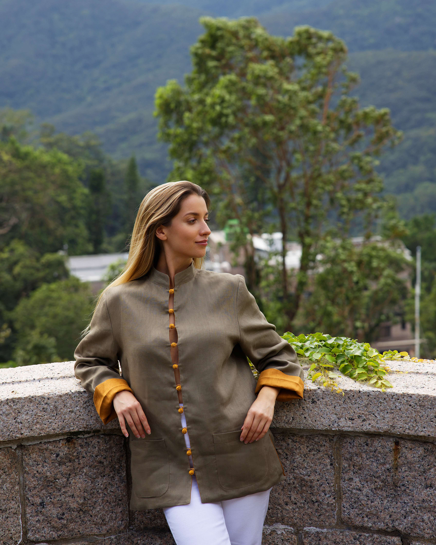 Tai Tam Jacket – Brown / Orange