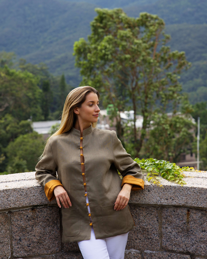 Tai Tam Jacket – Brown / Orange